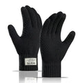 Fleece-Lined Touchscreen Winter Gloves – Unisex Pineapple Pattern Winter Touchscreen Gloves QXL A