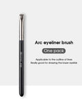 GECOMO Eyeliner & Eyebrow Brush – Flat Blade Arc Head Eye Makeup Brush QXL Arc eyeliner brush