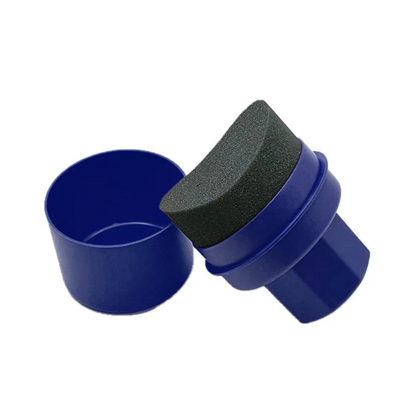 Car Wash Detailing Sponge | Foam Wax Polishing Pad Auto Care Car Detailing Sponge QXL Blue curved B
