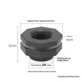 3/4" Rain Bucket Diverter Kit – PVC Bulkhead Valve & Fittings Rain Barrel Diverter Kit QXL B 25MM