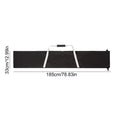 Waterproof Ski & Snowboard Travel Bag | 185cm Storage Bag Ski Travel Bag QXL Black