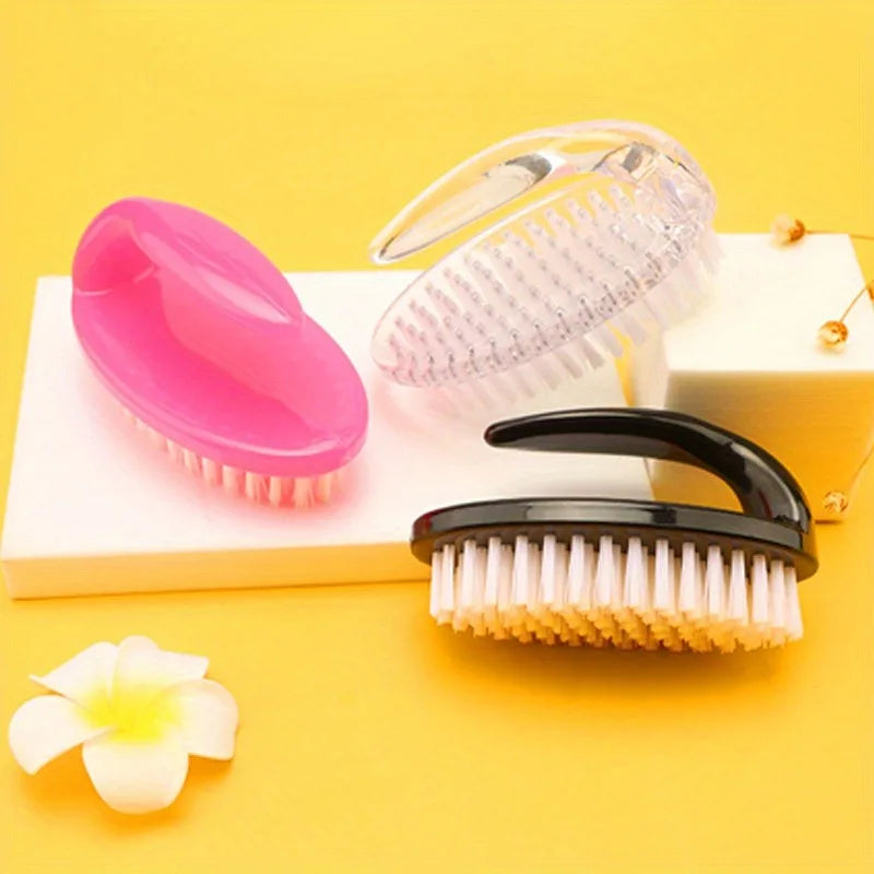 Oval Soft Bristle Nail Dust Brush | Nail Cleaning Sweep Tool Nail Dust Brush QXL