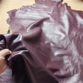 Whole Sheepskin First Layer Leather 0.5/0.6mm DIY Fabric Leather Craft Fabric QXL Brown Purple 10x30cm China Mainland