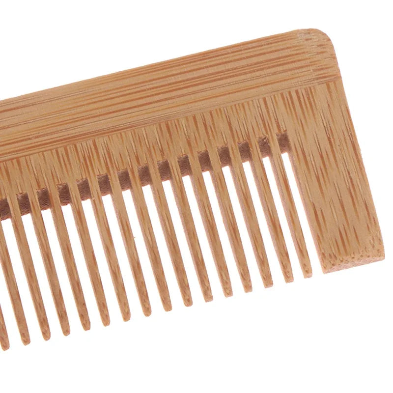 Bamboo Wooden Massage Hair Comb Set | 5 or 10 Piece Natural Wooden Hair Comb QXL