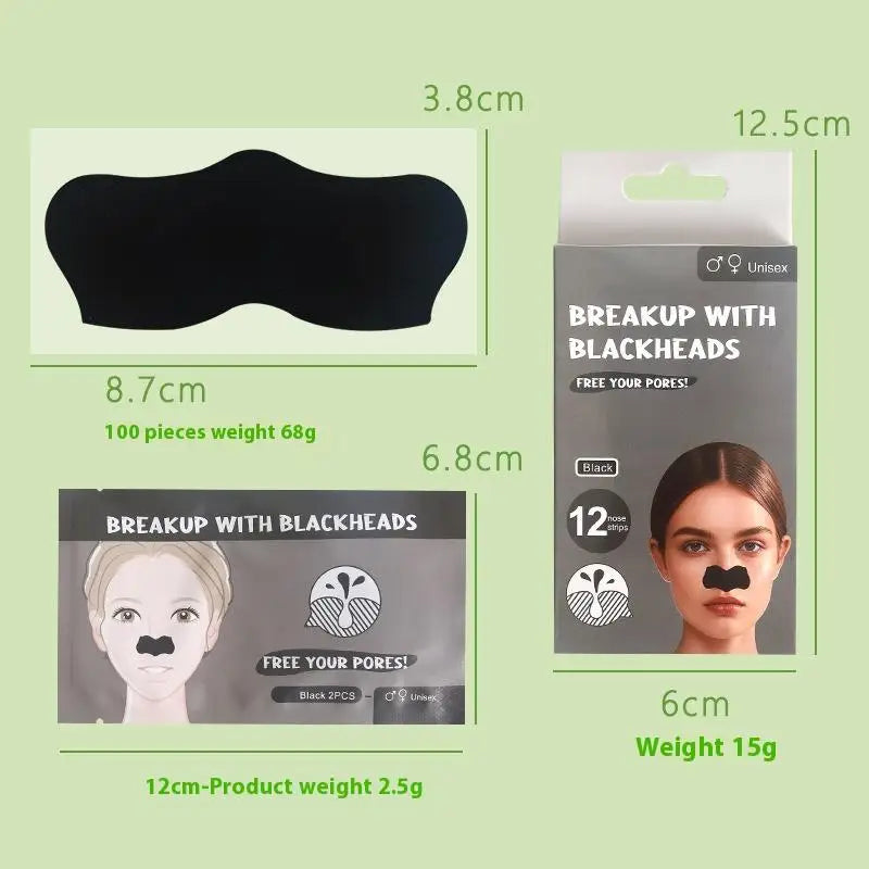 Blackhead Nose Strips – Deep Pore Cleansing Patch Blackhead Nose Strips QXL
