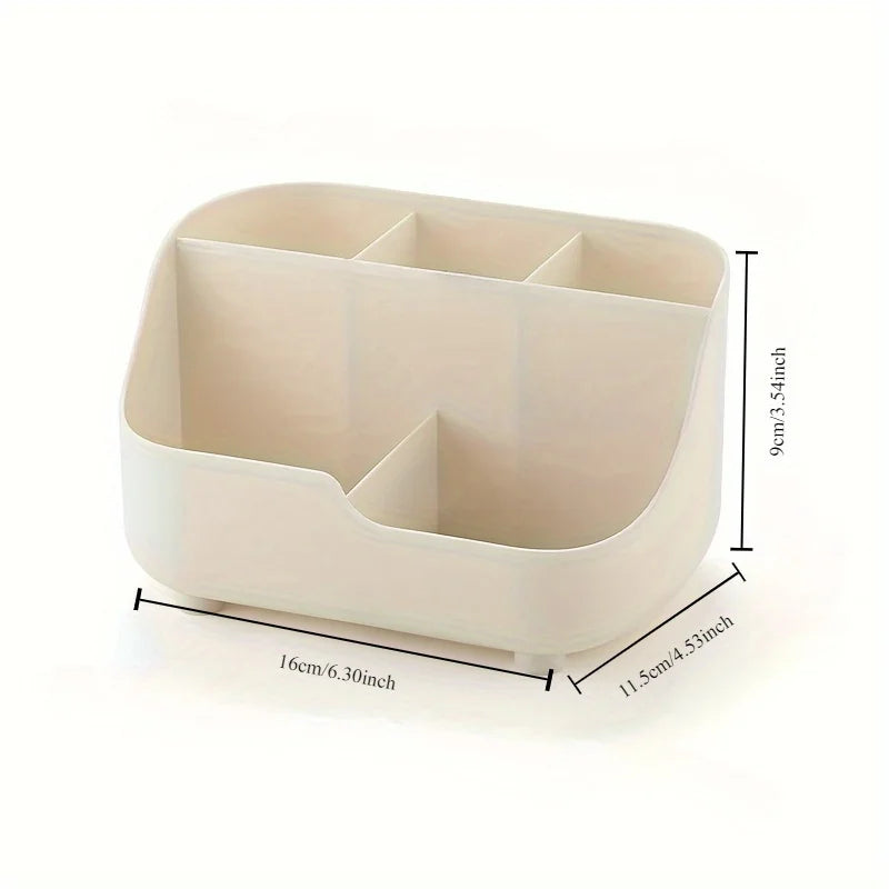 5-Compartment Plastic Desk Organizer | Office & Home Storage Desk Organizer QXL
