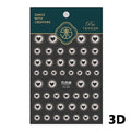 5D Kawaii Star Nail Stickers | Macaron Self-Adhesive Decals Nail Art Stickers QXL 1pcs FS030