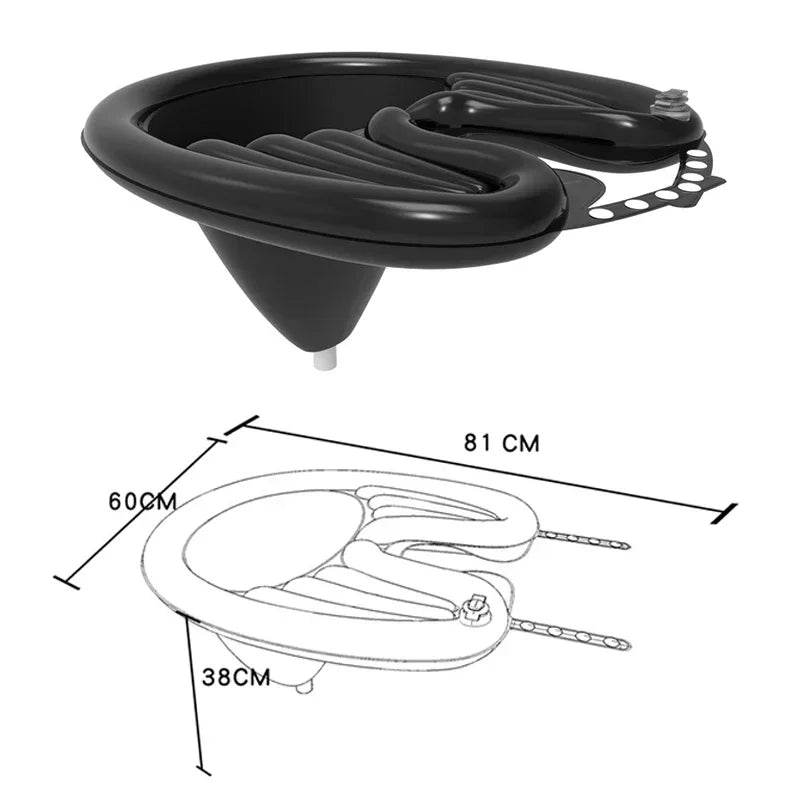 Inflatable Shampoo Basin | Portable Foldable PVC Hair Washing Tub Inflatable Shampoo Basin QXL