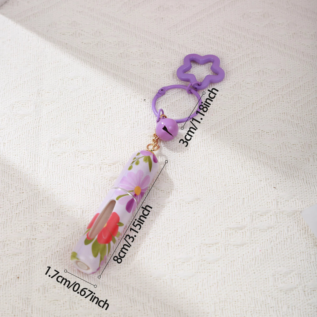 5ml Refillable Perfume Atomizer Spray Bottle with Keychain Perfume Atomizer QXL