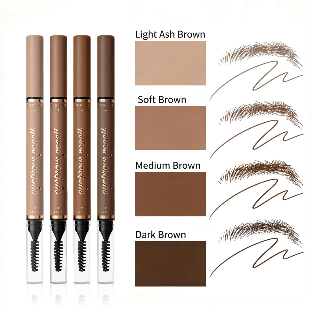 Ultra-Fine Waterproof Eyebrow Pencil & Eyeliner | Long-Lasting Eyebrow Pencil QXL