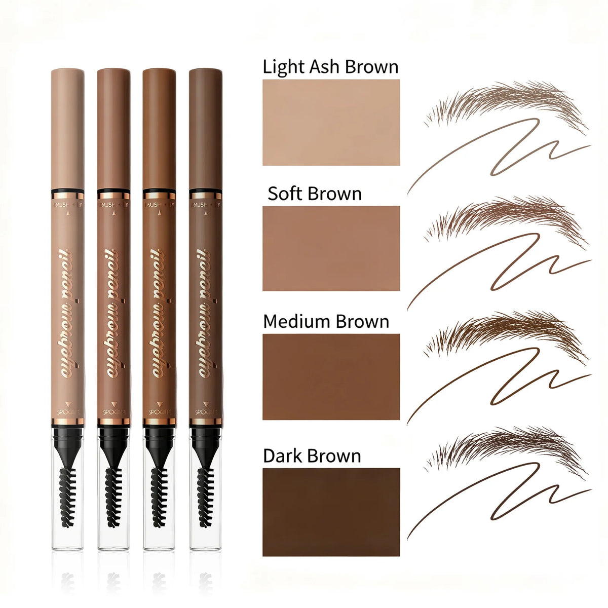 Ultra-Fine Waterproof Eyebrow Pencil & Eyeliner | Long-Lasting Eyebrow Pencil QXL