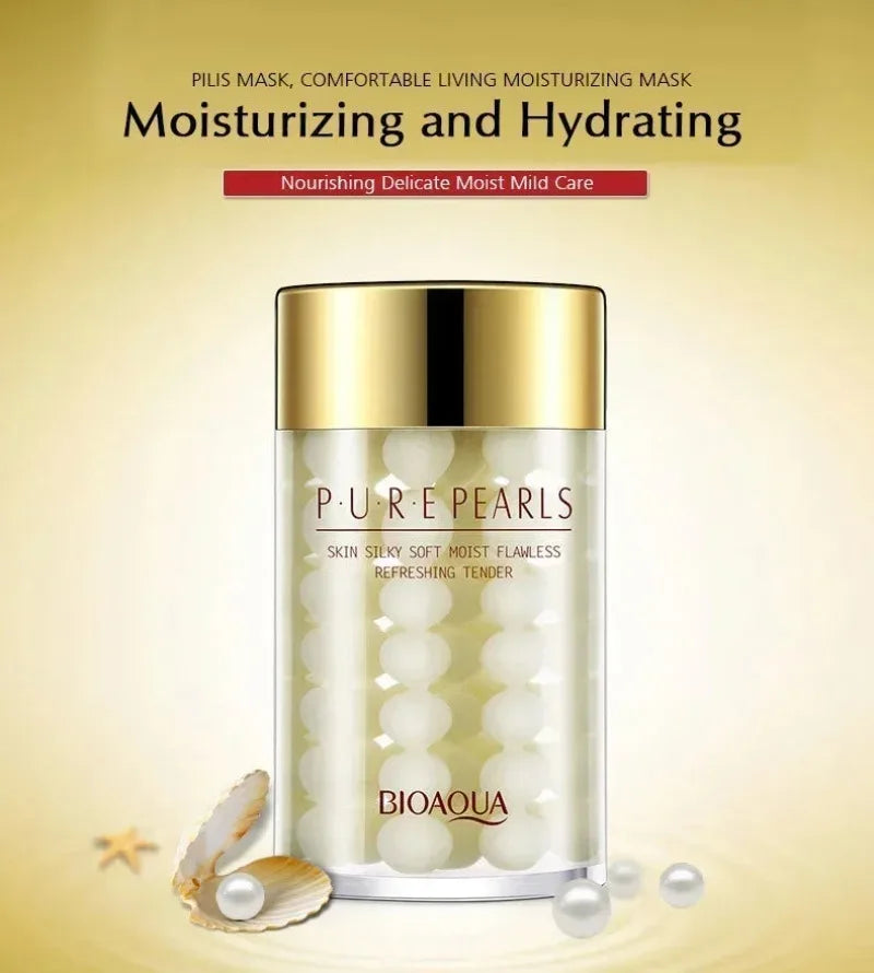 BIOAQUA Pure Pearl Face Cream – Firming & Hydrating Moisturizer Face Moisturizer Cream QXL