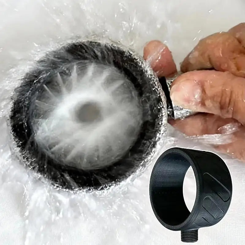 High Pressure Spiral Nozzle Shower Head | 360° Ring Spray Spiral Nozzle Shower Head QXL