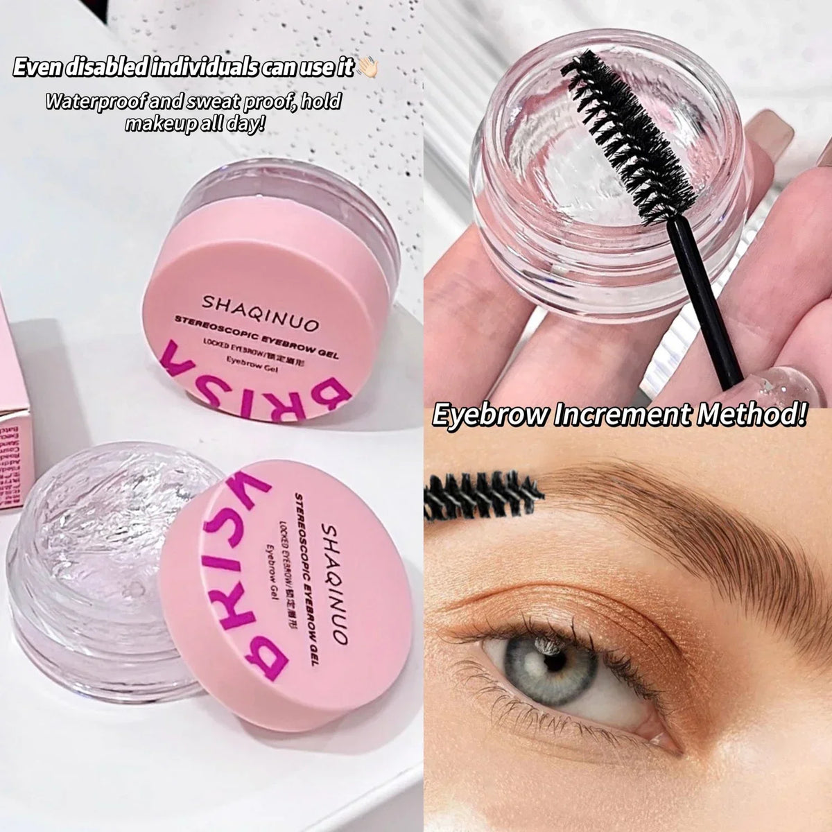 3D Eyebrow Shaping Soap Gel | Natural Fuller Brows Eyebrow Shaping Gel QXL