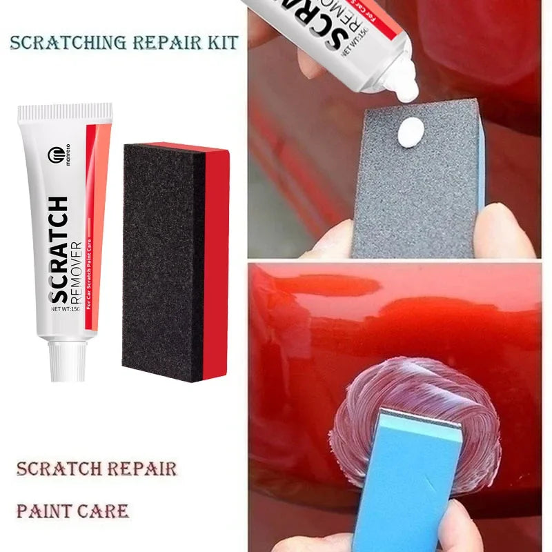 Car Scratch Remover Polishing Paste & Sponge Kit Car Polishing Kit QXL