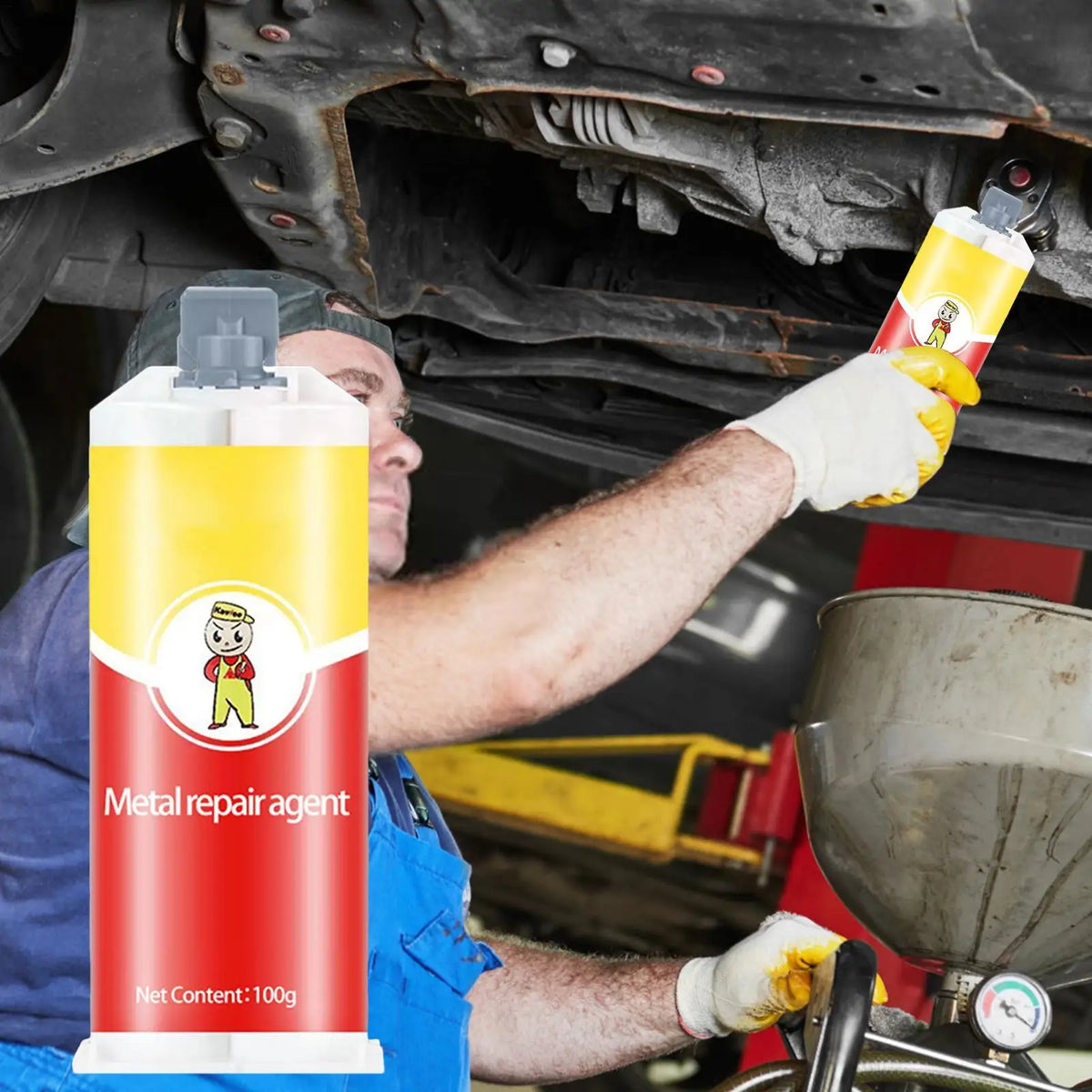 Heavy-Duty Metal Repair Adhesive | Cold Weld Casting Glue Metal Repair Adhesive QXL