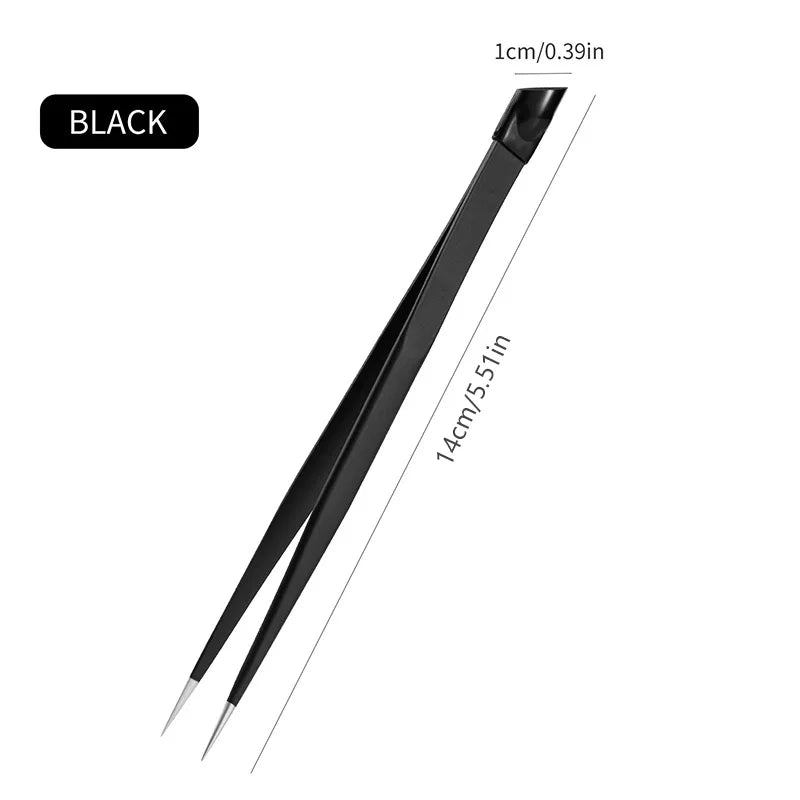 Nail Art Tweezer Set | Silicone Press Stick & Diamond Picker Nail Art Tool Set QXL