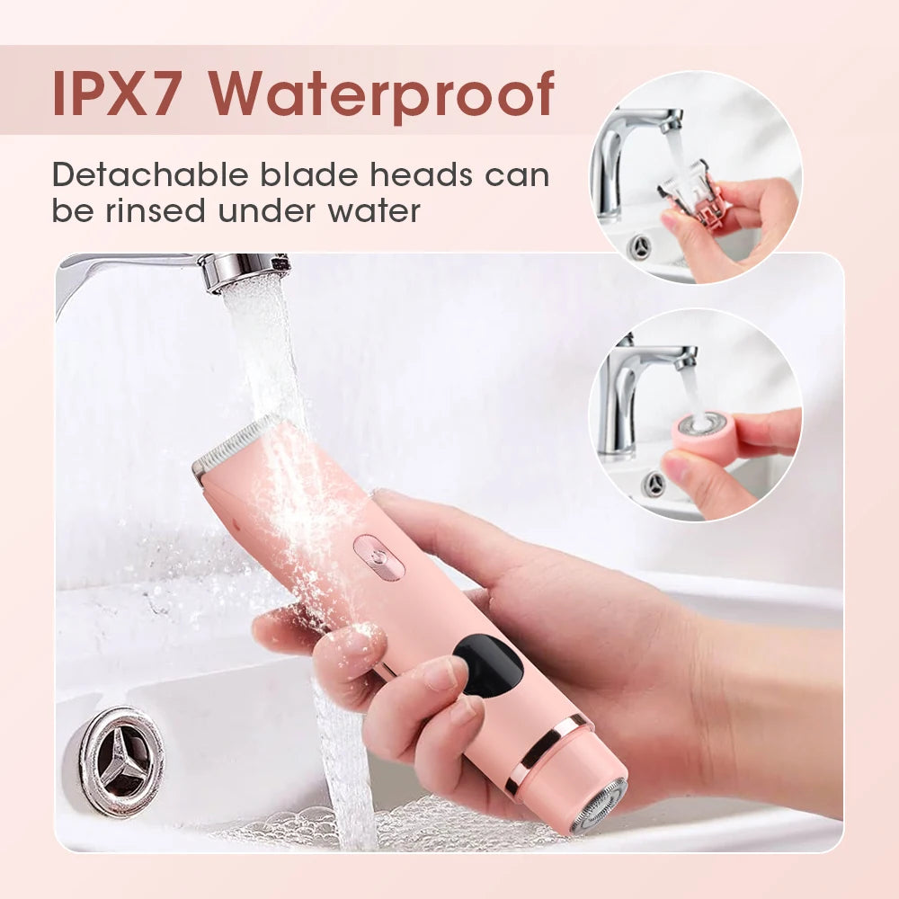 Ms.Dear Dual-Head Women's Electric Shaver & Bikini Trimmer Women's Electric Shaver QXL