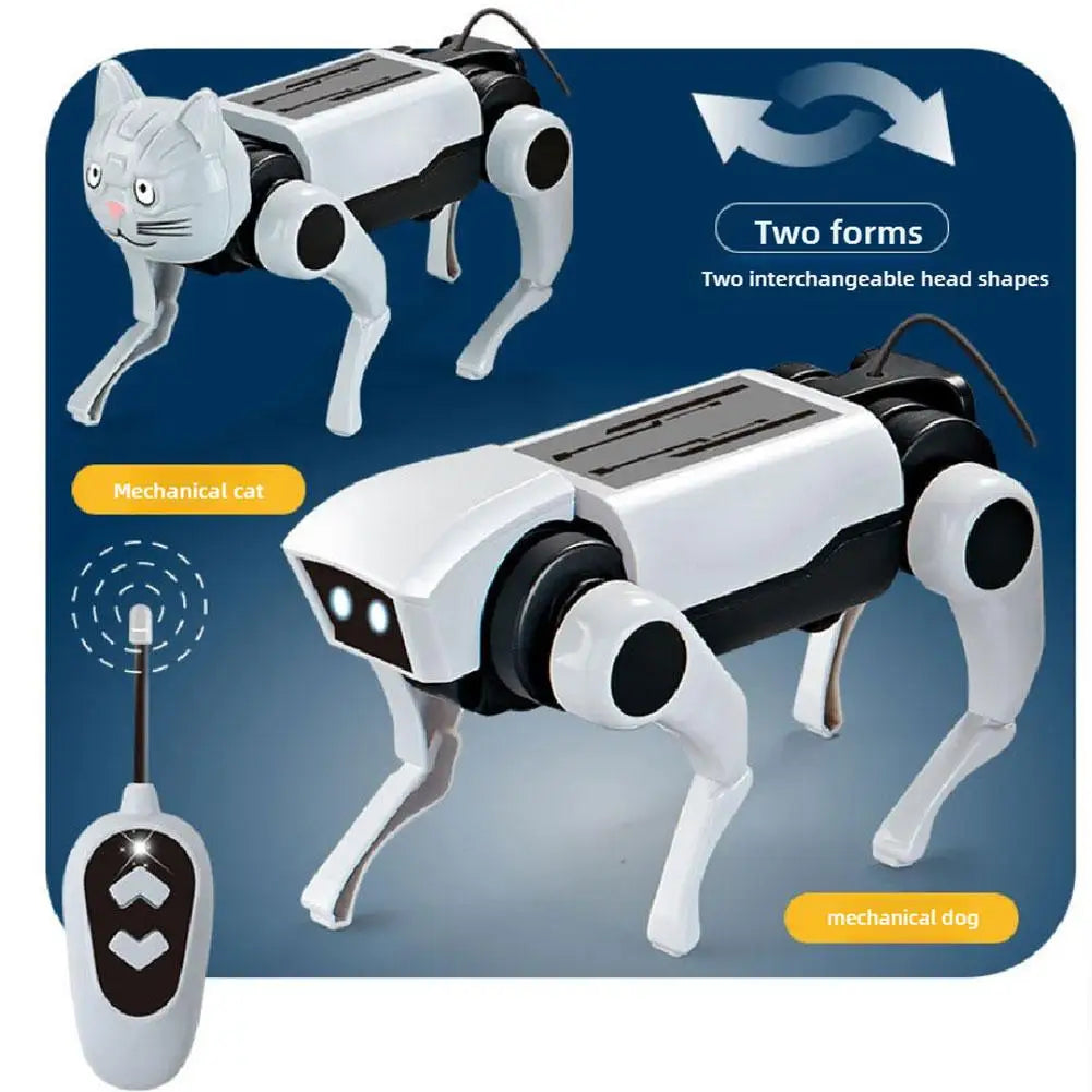 DIY Robot Dog Toy | Walking Mechanical Puppy for Kids 6–12 DIY Robot Toy QXL