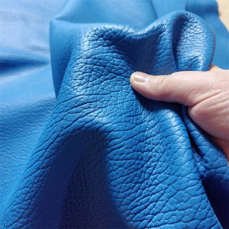 Lychee Embossed Sheepskin Leather 1.1–1.2mm | Whole Hide DIY Craft Leather Hide QXL