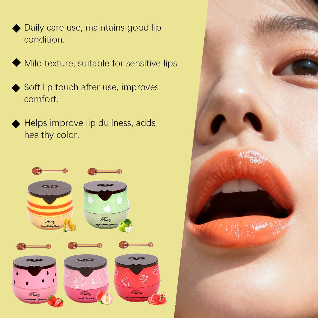 Propolis Lip Mask Stick | Overnight Hydrating Lip Balm 5.5g Lip Mask Stick QXL