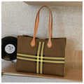 Large Minimalist Faux Leather Diaper Bag Crossbody Handbag Crossbody Diaper Bag QXL kahuang