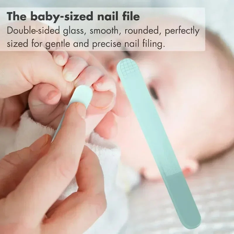4-in-1 Baby Nail Clipper & Grooming Kit | Safe Newborn Set Baby Nail Grooming Kit QXL