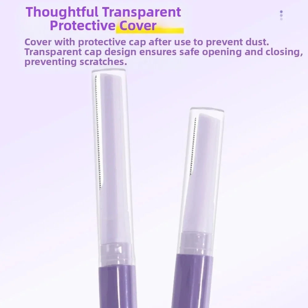 Double-Headed Eyebrow Razor Trimmer with Protective Net Eyebrow Razor Trimmer QXL