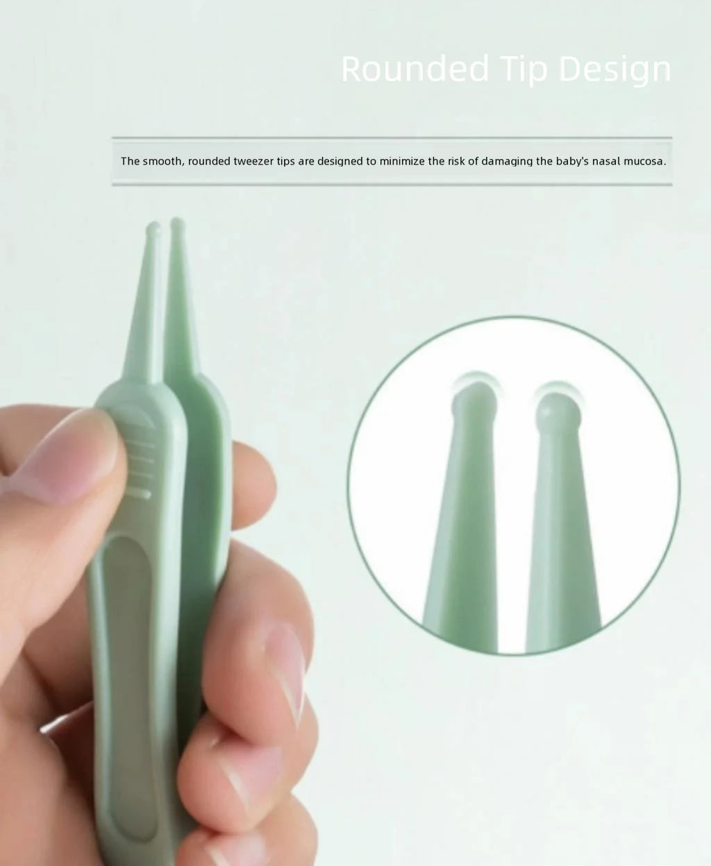 Baby Safety Tweezers Nasal Cleaning Forceps | Toddler Care Baby Grooming Tool QXL