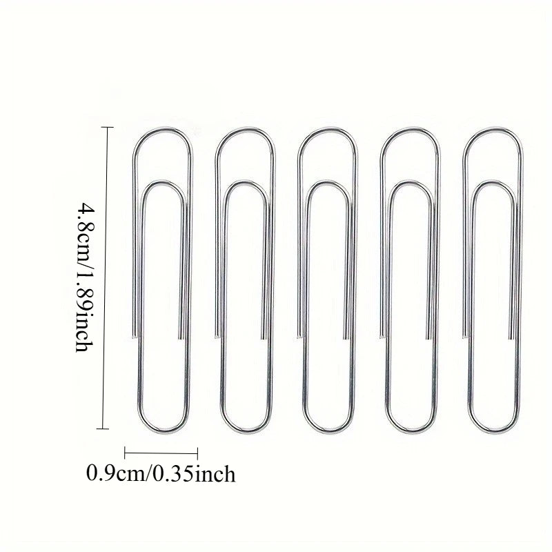 Large Anti-Slip Giant Paper Clips | Stainless Steel Office DIY Giant Paper Clips QXL
