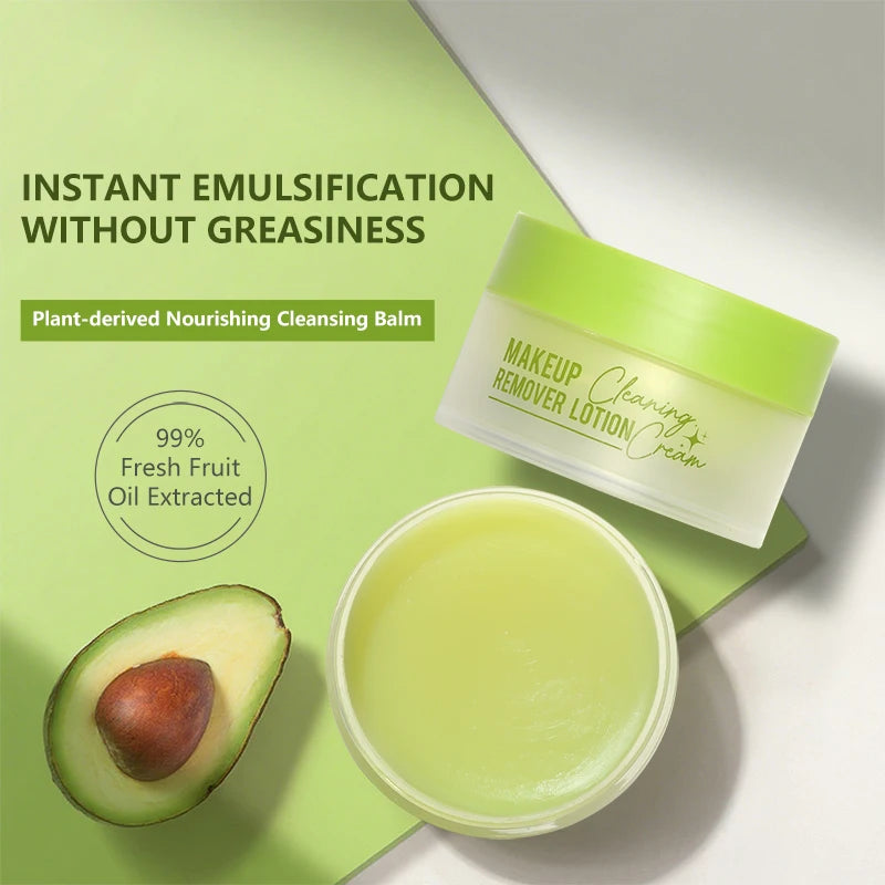 Avocado Makeup Remover Cream | Eye & Lip Cleanser Makeup Remover Cream QXL