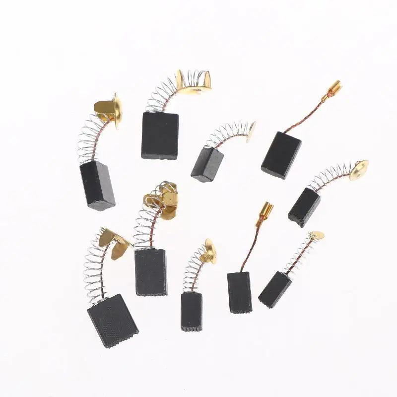 50-Pc Carbon Brush Set | 5 Models for Motors & Power Tools Carbon Brush Set QXL