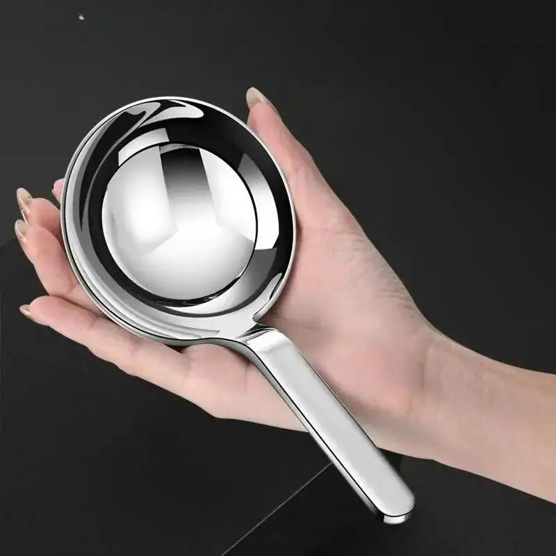 Stainless Steel Short Handle Large Soup Ladle Spoon Soup Ladle Spoon QXL