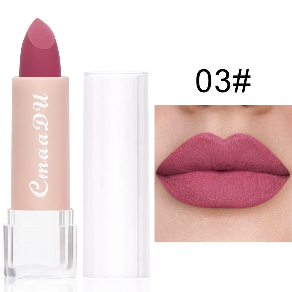 15-Color Matte Velvet Lipstick | Waterproof Long-Lasting Matte Lipstick QXL 03