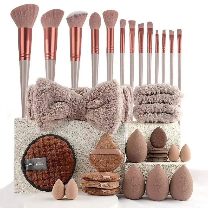 33-Piece Makeup Sponge & Wedge Set | Flawless Blending Kit Makeup Sponge Set QXL
