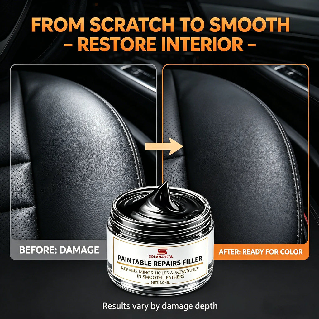 Leather Repair Filler Cream – Fix Holes & Scratches Easily Leather Repair Cream QXL