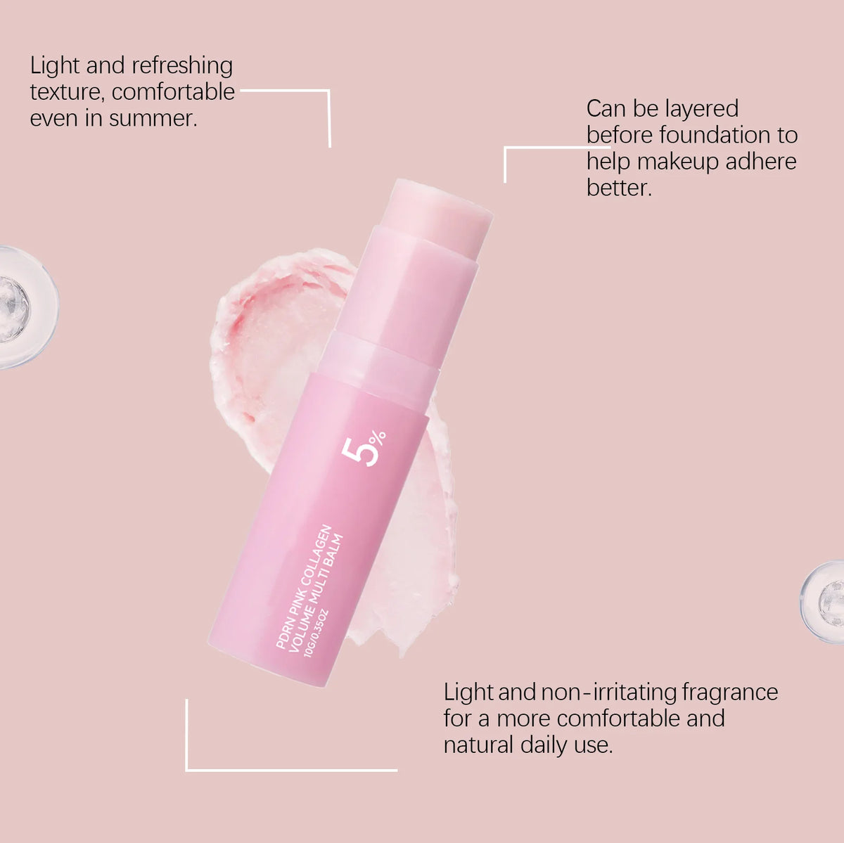 Multi-Effect Moisturizing Stick – Face, Neck & Lip Balm 10g Moisturizing Balm Stick QXL
