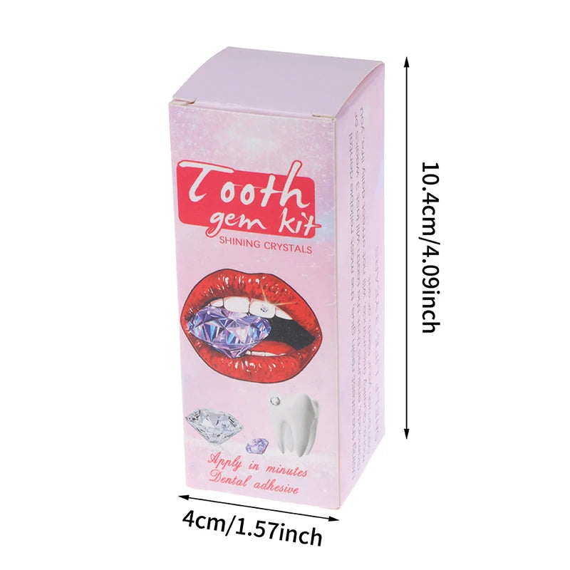 DIY Tooth Gem Kit with Curing Light & Glue | AACAR Set Tooth Gem Kit QXL