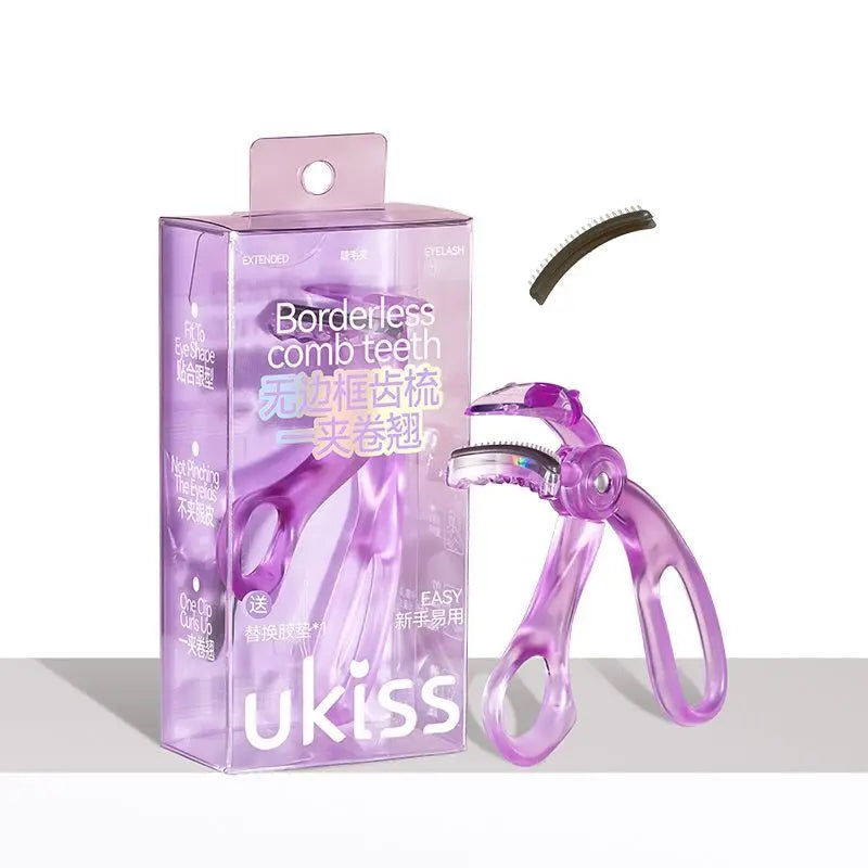 UKISS Wide-Angle Eyelash Curler with Teeth | Sunflower 2025 Eyelash Curler QXL PURPLE