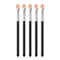 Eyeshadow & Nail Smudge Brush Set | Sponge Applicators Smudge Brush Set QXL Black silver5pcs