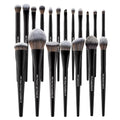 19/32-Piece Professional Black Makeup Brush Set with PU Bag Makeup Brush Set QXL 19 brush No logo