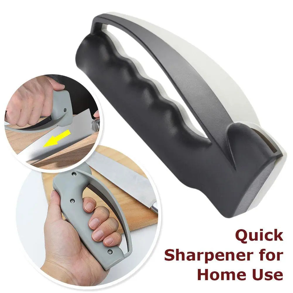 Manual Knife Sharpener | Quick Kitchen Blade Sharpening Tool Knife Sharpener QXL