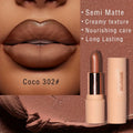 Bare Matte Silky Lipstick – Waterproof Long-Lasting Color Matte Lipstick QXL 302