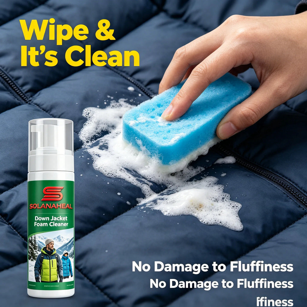 Puffer Jacket Dry Cleaning Foam | No-Rinse Spot Cleaner Fabric Spot Cleaner QXL Default Title