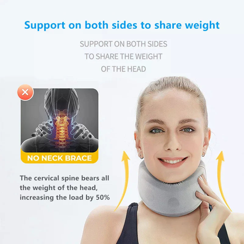 Adjustable Foam Neck Brace Support | Posture Spine Collar Neck Brace Support QXL