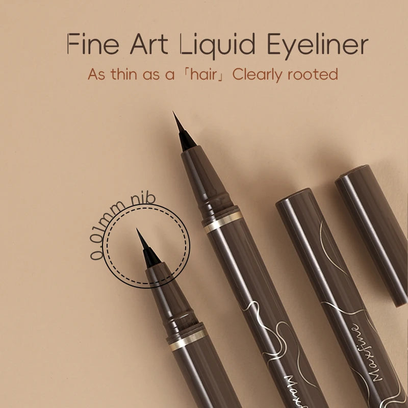 MAXFINE Ultra-Fine Waterproof Liquid Eyeliner Pen Liquid Eyeliner Pen QXL