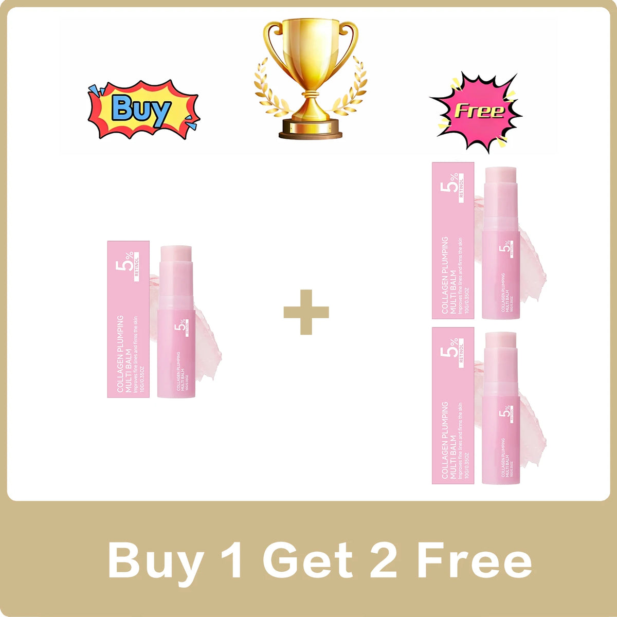 Moisturizing Skin Stick Balm – Face & Neck Hydrating Care 10g Moisturizing Skin Balm QXL 3pcs X 10g