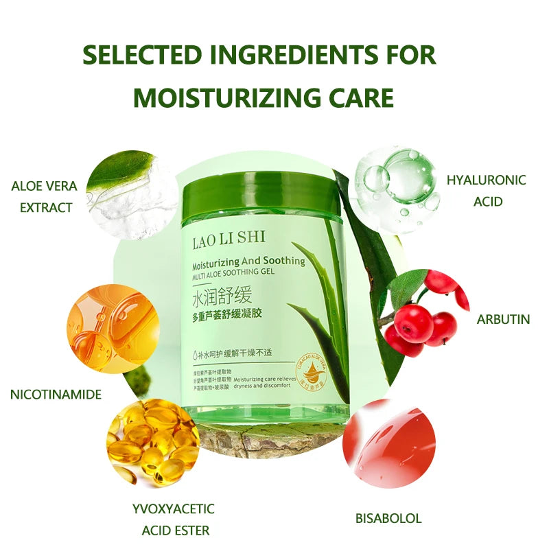 300g Aloe Vera Gel with Niacinamide – Moisturising Face Gel Aloe Vera Gel QXL