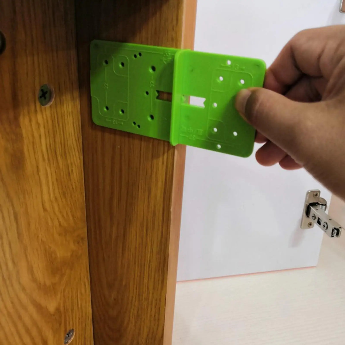 35mm Hinge Boring Jig | Cabinet Door Woodworking Guide Woodworking Hinge Jig QXL
