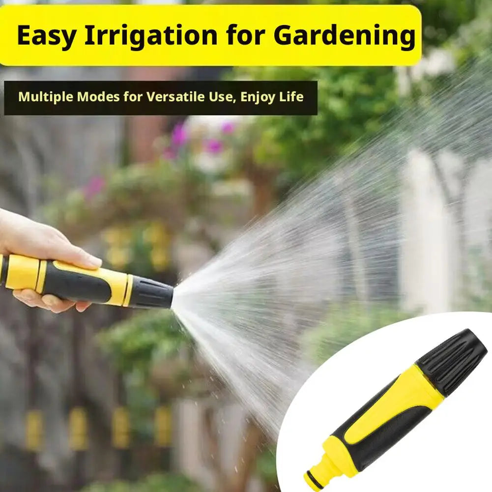 High-Pressure Adjustable Garden Hose Spray Nozzle | Multi-Pattern Garden Hose Nozzle QXL